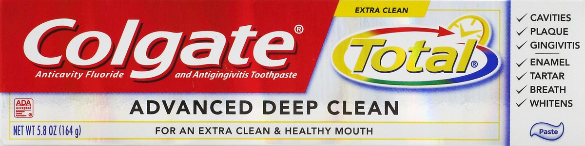 slide 1 of 9, Colgate Total Toothpaste 5.8 oz, 5.8 oz