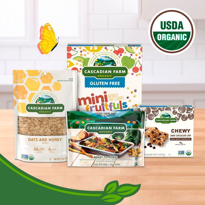 slide 8 of 8, Cascadian Farm Organic Gluten Free Mini Fruitfuls Breakfast Cereal - 11.1oz, 11.1 oz