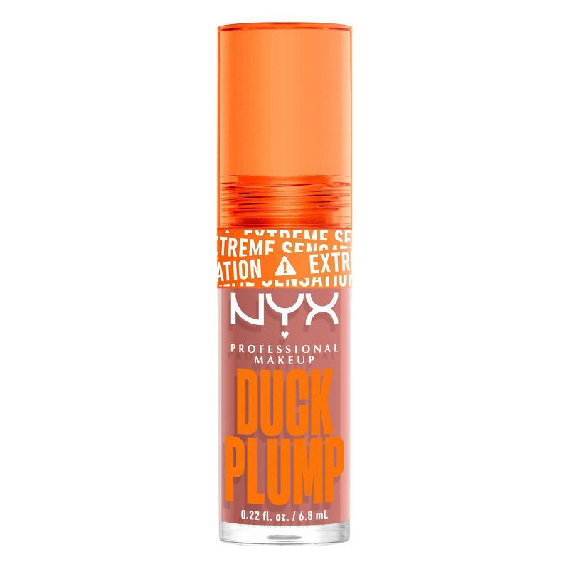 slide 2 of 8, NYX Professional Makeup Duck Plump High Pigment Plumping Lip Gloss - Bangin Bare - 0.23 fl oz, 0.23 fl oz