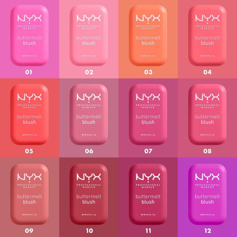 slide 4 of 12, NYX Professional Makeup Buttermelt Blush - My Butta Half - 0.17oz, 0.17 oz