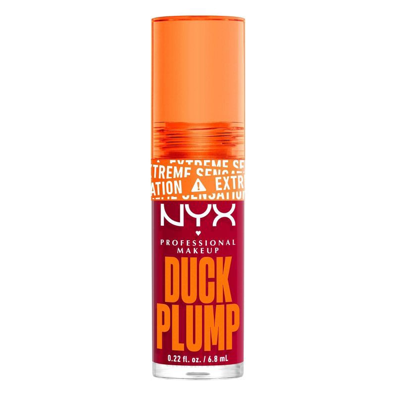 slide 2 of 8, NYX Professional Makeup Duck Plump High Pigment Plumping Lip Gloss - Hall Of Flame - 0.23 fl oz, 0.23 fl oz