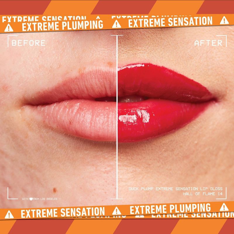 slide 3 of 8, NYX Professional Makeup Duck Plump High Pigment Plumping Lip Gloss - Hall Of Flame - 0.23 fl oz, 0.23 fl oz