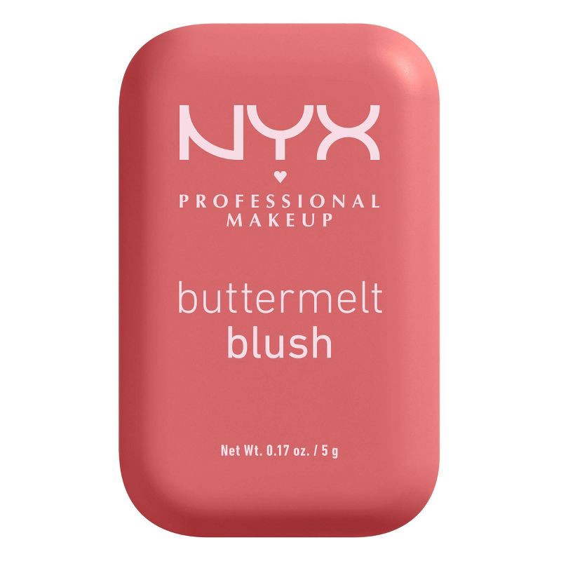 slide 1 of 12, NYX Professional Makeup Buttermelt Blush - Feeling Butta - 0.17oz: Illuminating, Vegan, Contains Shea Butter, Buildable, 0.17 oz
