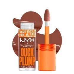 NYX Professional Makeup Duck Plump High Pigment Plumping Lip Gloss - Mocha Me Crazy - 0.23 fl oz