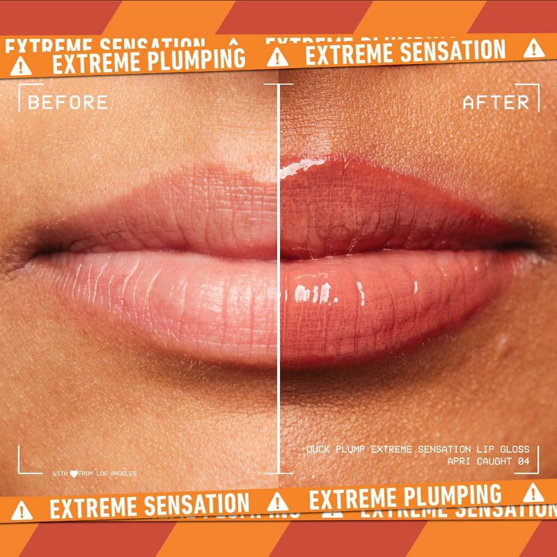 slide 3 of 8, NYX Professional Makeup Duck Plump High Pigment Plumping Lip Gloss - Apri Caught - 0.23 fl oz, 0.23 fl oz