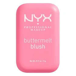 NYX Professional Makeup Buttermelt Blush - Butta Together - 0.17oz: Shea Butter, Vegan, Matte Finish, Buildable Coverage