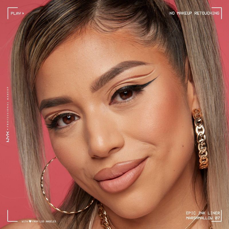 slide 6 of 9, NYX Professional Makeup Epic Ink Liner - Marshmallow - 0.03 fl oz, 0.03 fl oz