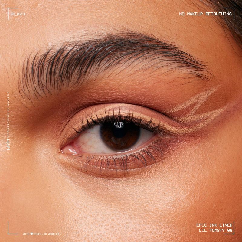 slide 5 of 9, NYX Professional Makeup Epic Ink Liner - Lil' Toasty - 0.03 fl oz, 0.03 fl oz