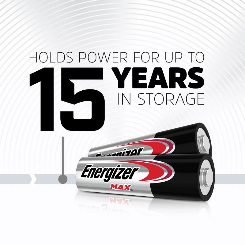 slide 4 of 7, Energizer MAX AA Batteries 8pk - Alkaline Battery, 8 ct