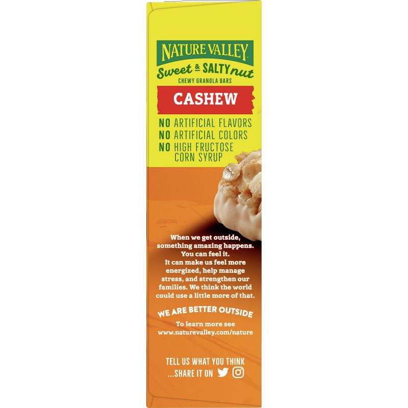 slide 3 of 7, Nature Valley Cashew Bars - 7.2oz/6ct, 6 ct; 7.2 oz