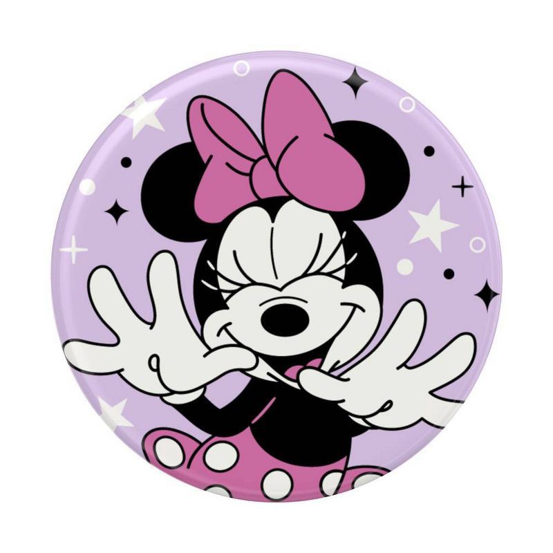 slide 2 of 5, PopSockets Disney PopGrip Cell Phone Grip & Stand – Minnie Mouse Sparkle, 1 ct
