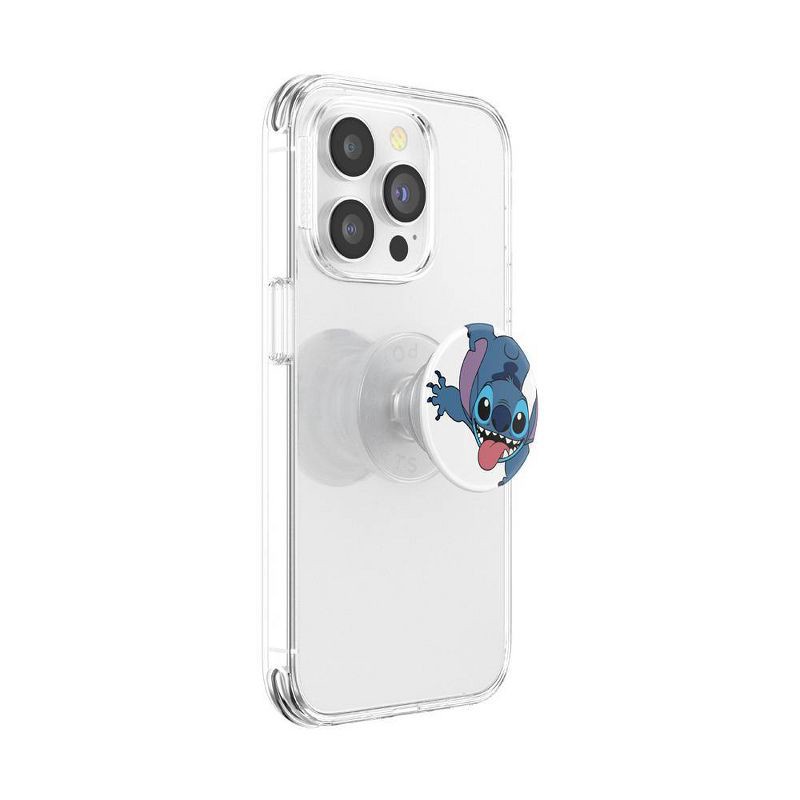slide 5 of 5, PopSockets Disney PopGrip Character Cell Phone Grip & Stand - Crash Landing Stitch, 1 ct