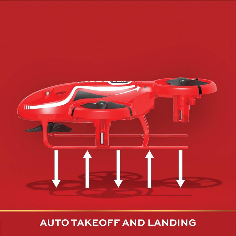 slide 3 of 6, FAO Schwarz RC X-Treme Aero High Performance Vehicle - 7pc: Starter Drone with Gyroscopic Stabilization, USB-C Rechargeable Remote Control, Indoor Use, 7 ct