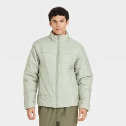 Men's Mid Weight Puffer Jacket with 3M Thinsulate - All In Motion™ Light Green L