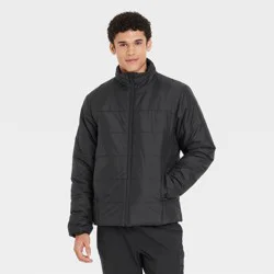 Men's Mid Weight Puffer Jacket with 3M Thinsulate - All In Motion™ Black XXL