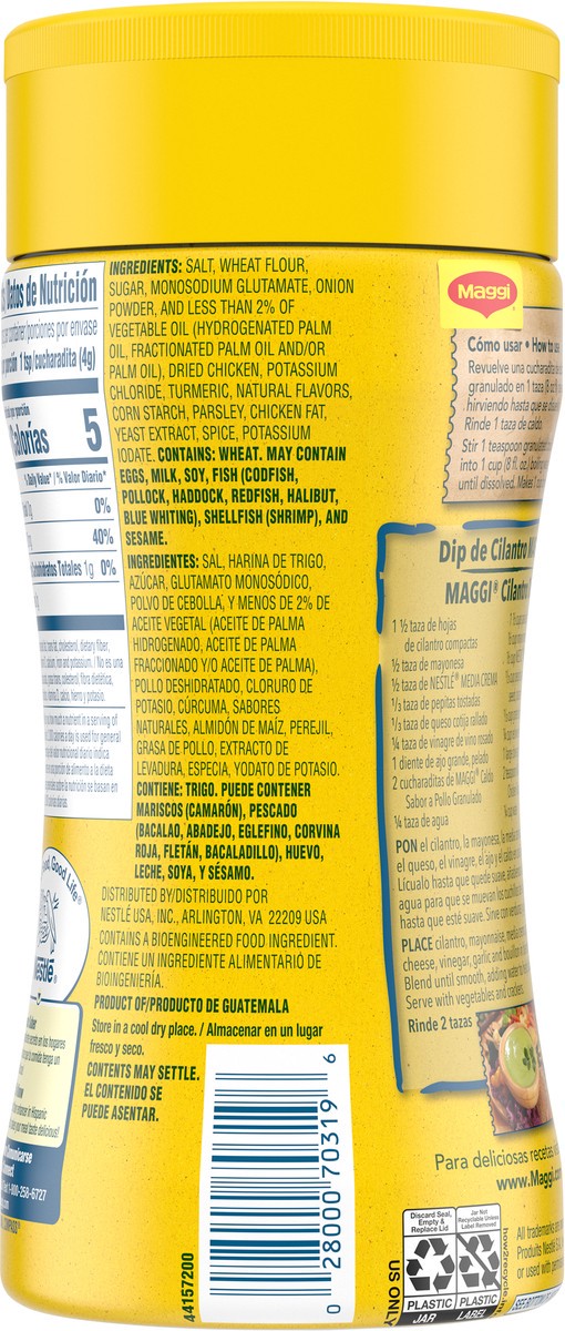 slide 8 of 9, Maggi Granulated Chicken Flavor Bouillon, 15.9 oz