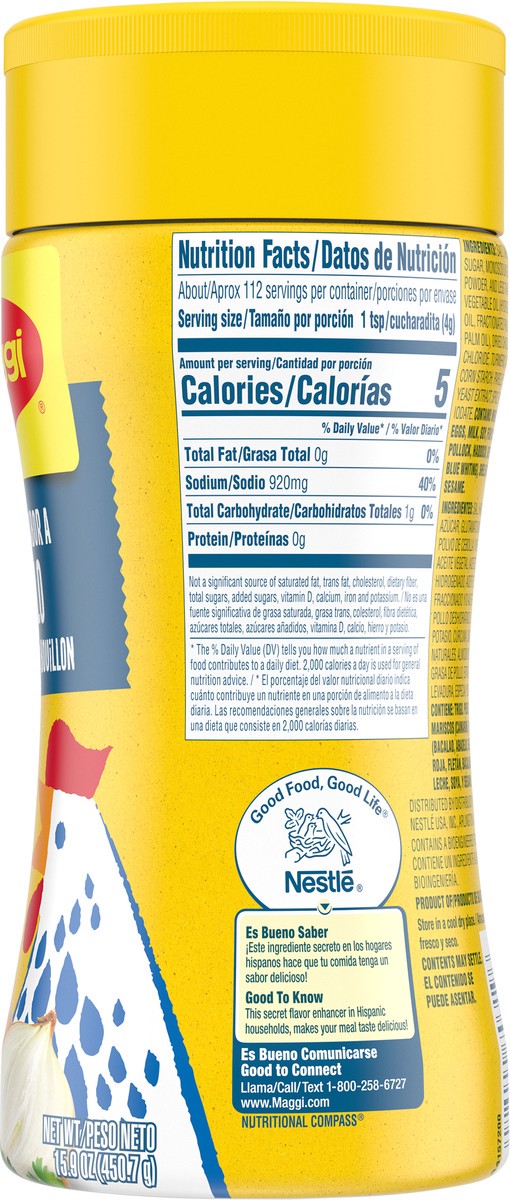 slide 3 of 9, Maggi Granulated Chicken Flavor Bouillon, 15.9 oz