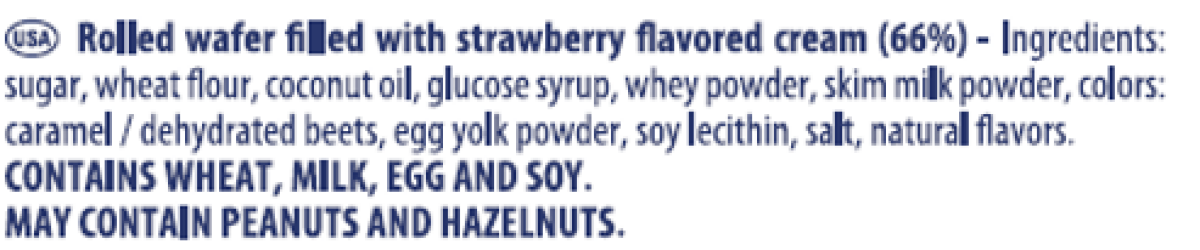 slide 2 of 5, Gastone Lago Strawberry Wafer Roll, 1 ct