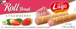 Gastone Lago Strawberry Wafer Roll