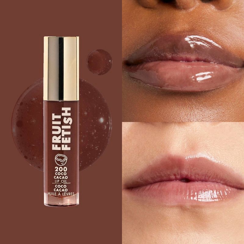 slide 5 of 8, Milani Coco Cacao 200 Fruit Fetish Lip Oil 0.135 fl oz, 0.135 fl oz