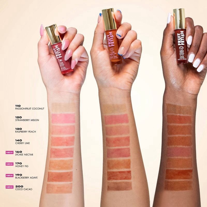 slide 8 of 8, Milani Coco Cacao 200 Fruit Fetish Lip Oil 0.135 fl oz, 0.135 fl oz