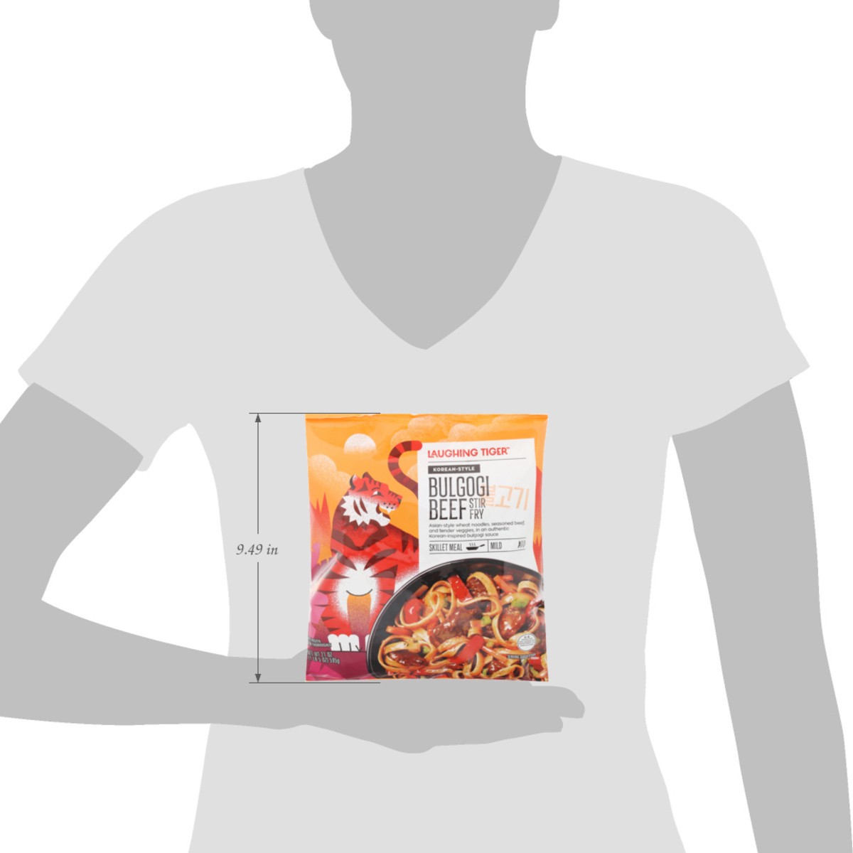 slide 7 of 15, Laughing Tiger Korean-Style Mild Bulgogi Beef Stir Fry Skillet Meal 21 oz, 21 oz