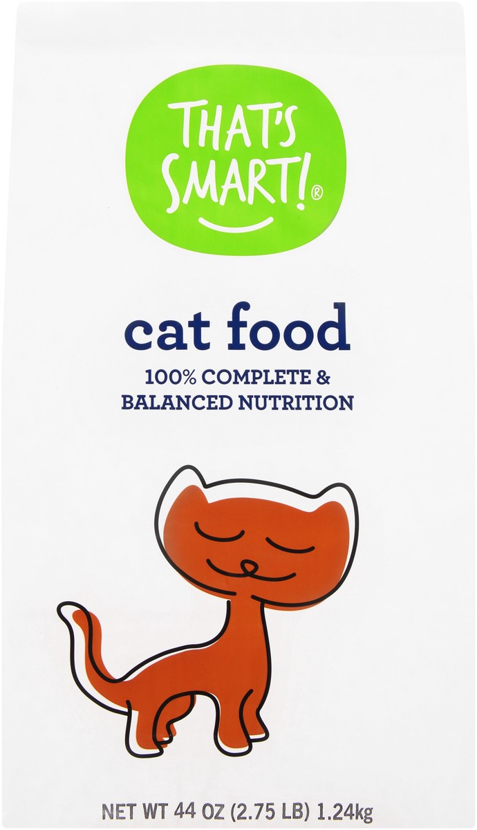 slide 14 of 15, That's Smart! 100% Complete & Balanced Nutrition Cat Food, 44 oz