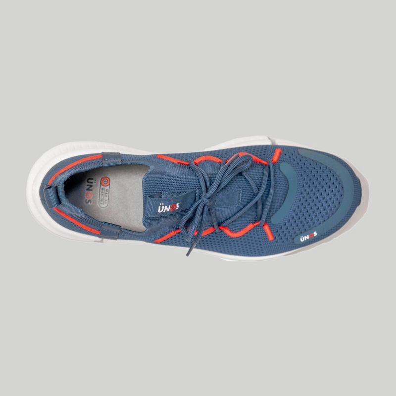 slide 2 of 7, UNOS BY SZ Adult Sneakers - Navy Blue M 3.5-4.5/W 5.0-6.0: Lace Up, Breathable Upper, Removable Sock Liner, 1 ct