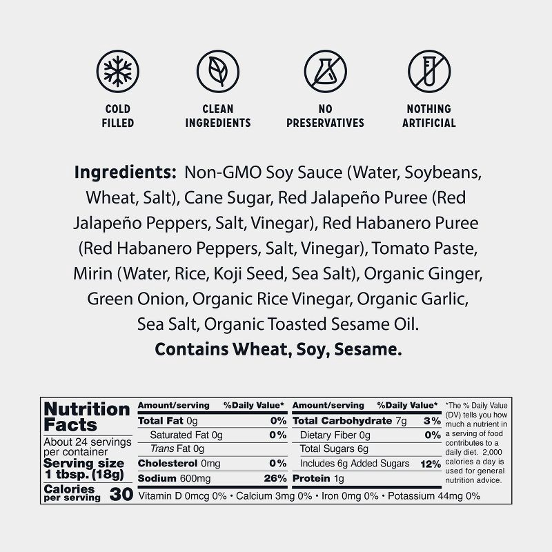 slide 7 of 7, Bachan's Hella Hot Japanese BBQ Sauce - 15.5oz, 15.5 oz