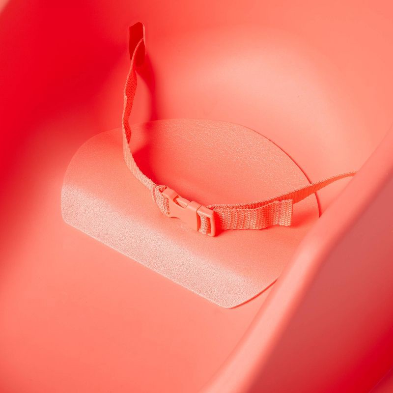 slide 3 of 3, Toddler Sled with Rope and Pad Coral - Sun Squad™: Polyethylene, 50lb Capacity, 50 lb