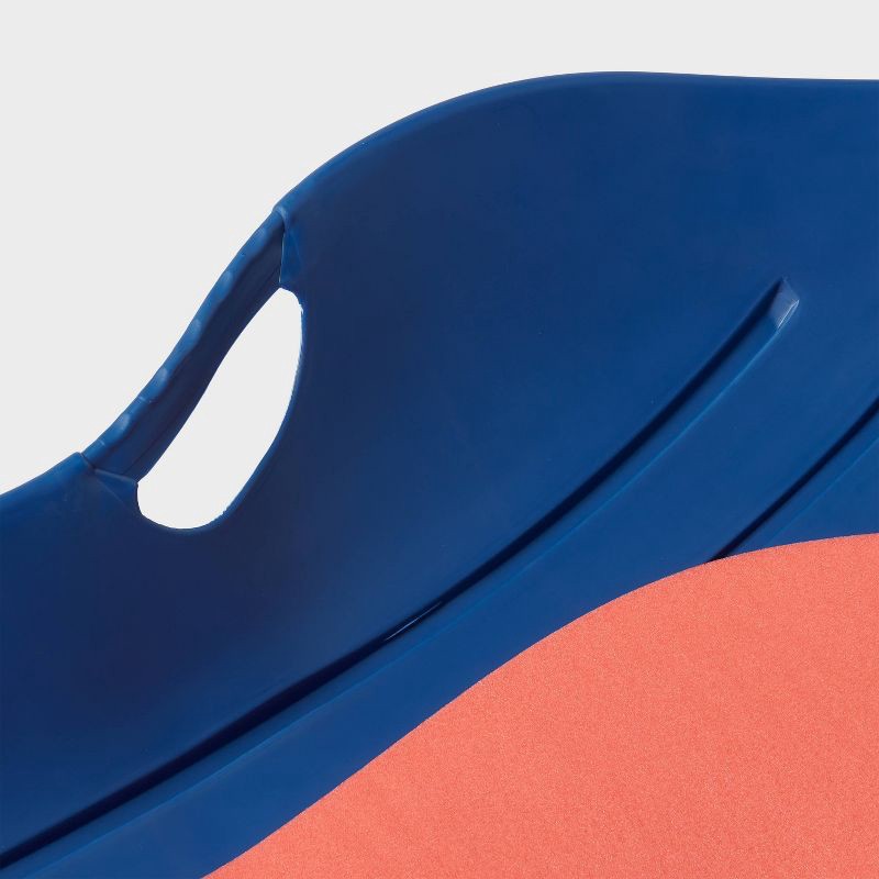 slide 3 of 3, 48" Plastic Boat Sled Navy Blue - Sun Squad™: Polyethylene, 300 lb. Capacity, 1 ct