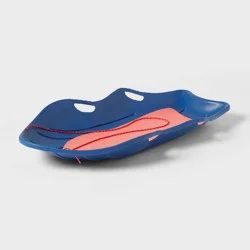 48" Plastic Boat Sled Navy Blue - Sun Squad™: Polyethylene, 300 lb. Capacity