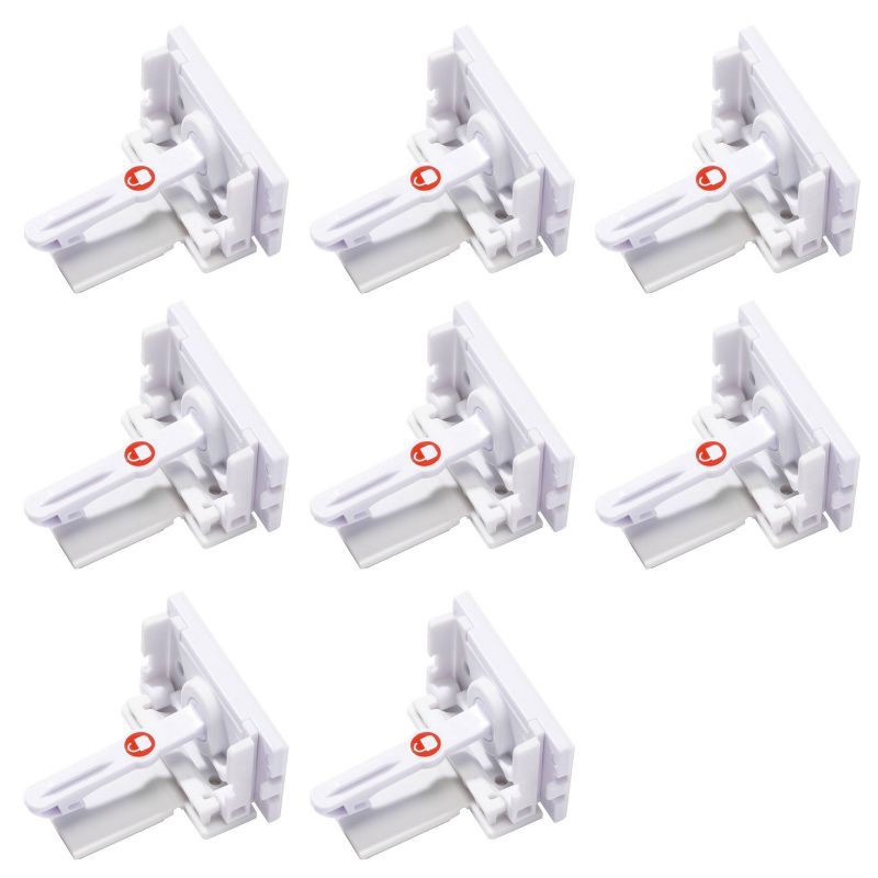 slide 2 of 12, Safety 1st Secure-to-Explore Adhesive Locks - White - 8pk, 8 ct