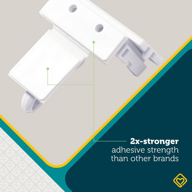 slide 3 of 12, Safety 1st Secure-to-Explore Adhesive Locks - White - 8pk, 8 ct