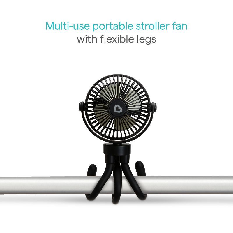 slide 5 of 9, Munchkin Stroller Fan - Portable Baby Cooling System with LED Lights, 1 ct