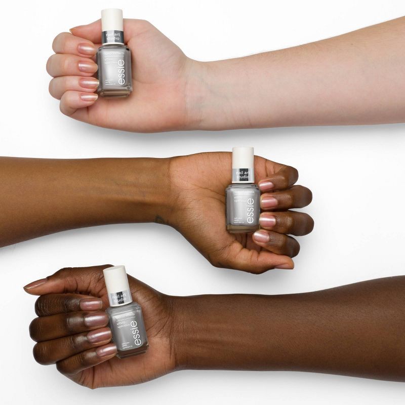 slide 2 of 6, essie Nail Art Studio Special Effects Vegan Nail Polish - Cosmic Chrome - 0.46 fl oz, 0.46 fl oz