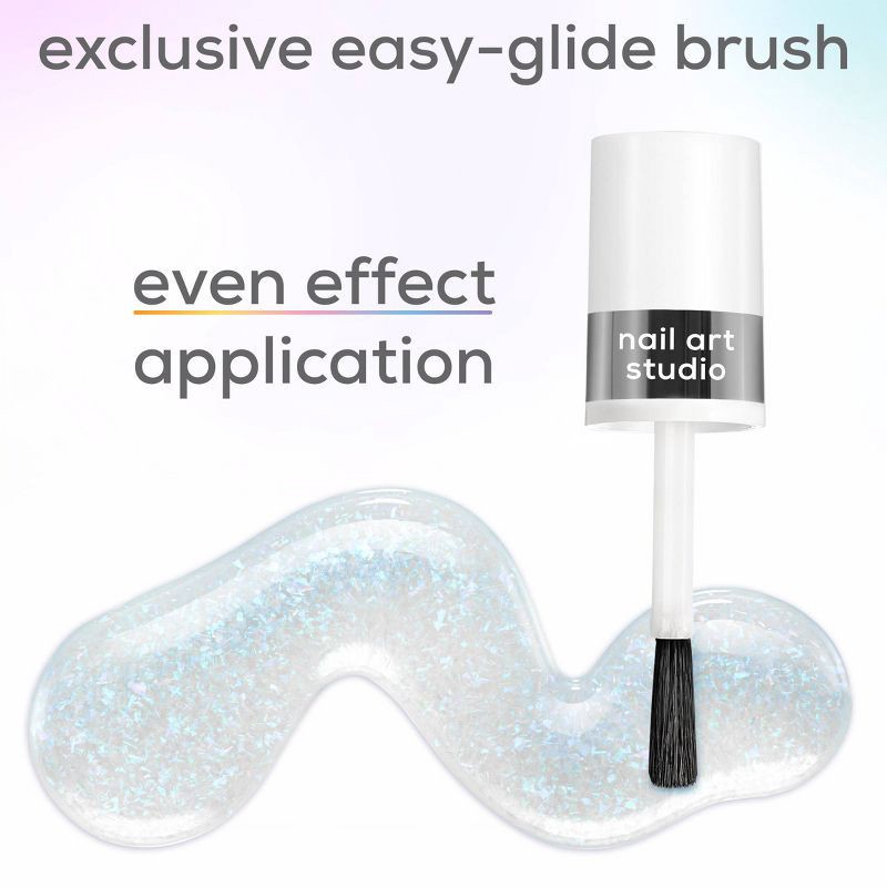 slide 5 of 6, essie Nail Art Studio Special Effects Vegan Nail Polish - Cosmic Chrome - 0.46 fl oz, 0.46 fl oz