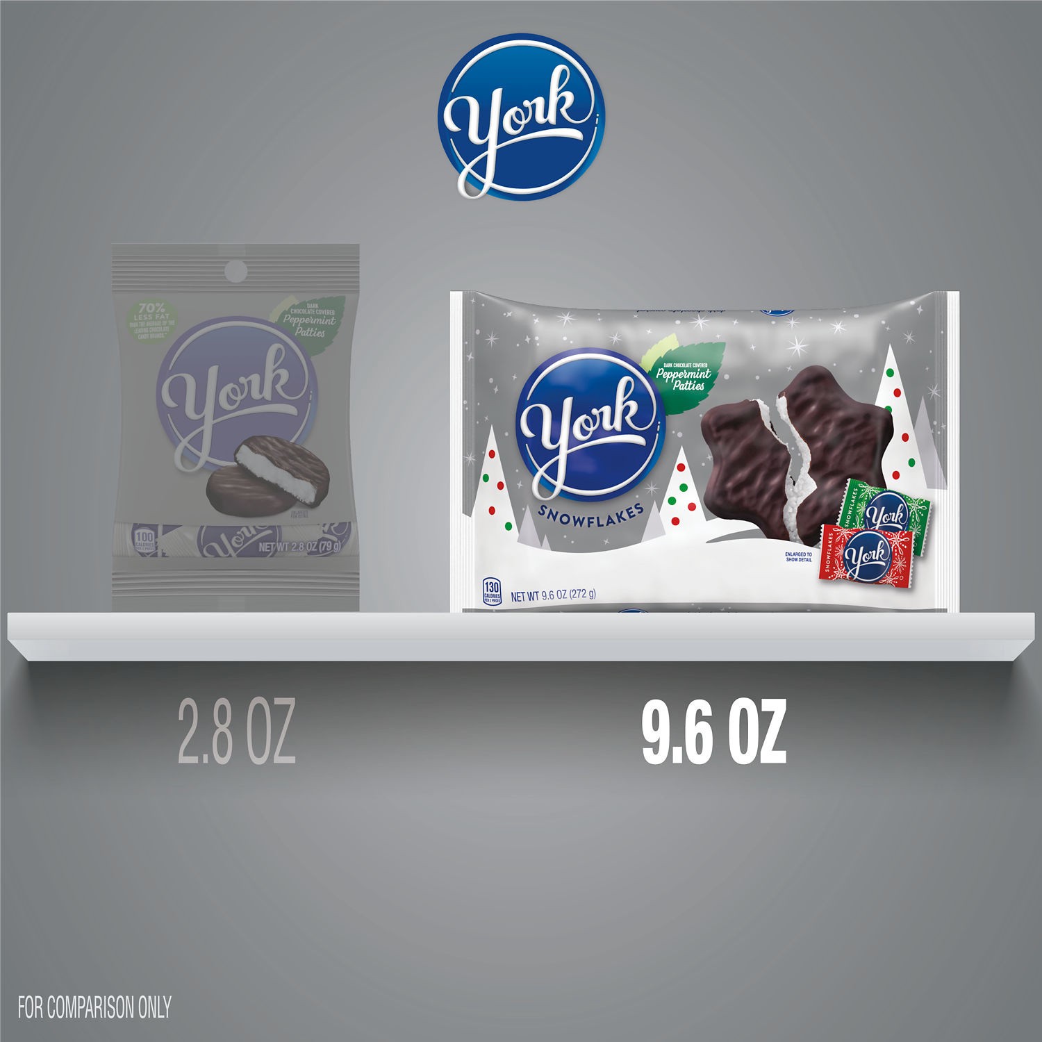 slide 6 of 8, York Peppermint Patties, 9.6 oz