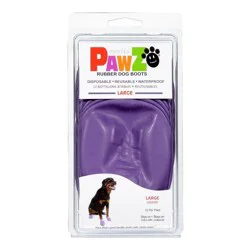 Pawz 12pc Rubber Dog Boots - Purple L
