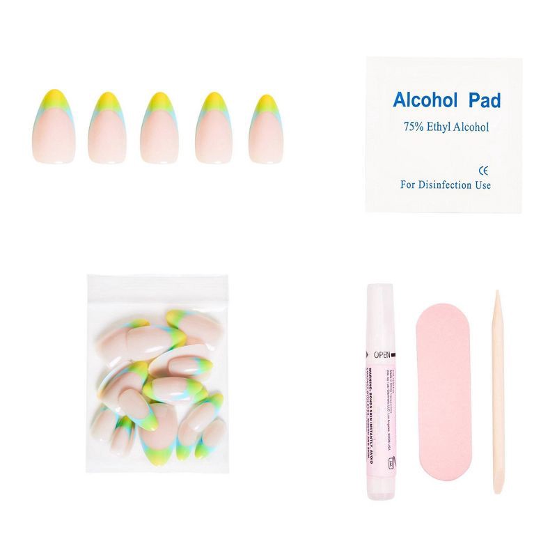 slide 2 of 5, Glamnetic Women's Press-On Nails - St. Barths - 30ct - Ulta Beauty, 30 ct