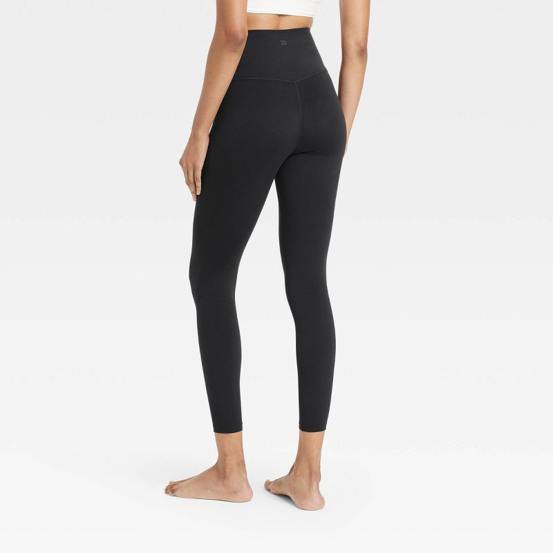 slide 2 of 6, Women's Everyday Soft Ultra High-Rise 7/8 Leggings - All In Motion™ Black S: Moisture Wicking, UPF 50+, 1 ct