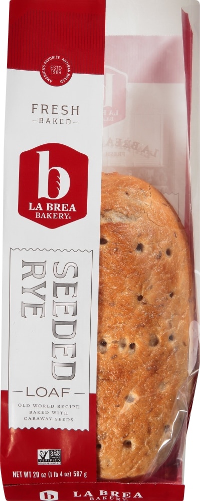 slide 1 of 1, La Brea Bakery Seeded Rye Bread, 21.5 oz