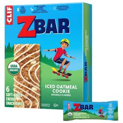 Zbar Organic Iced Oatmeal Cookie Granola Snack Bars - 7.62oz/6pk