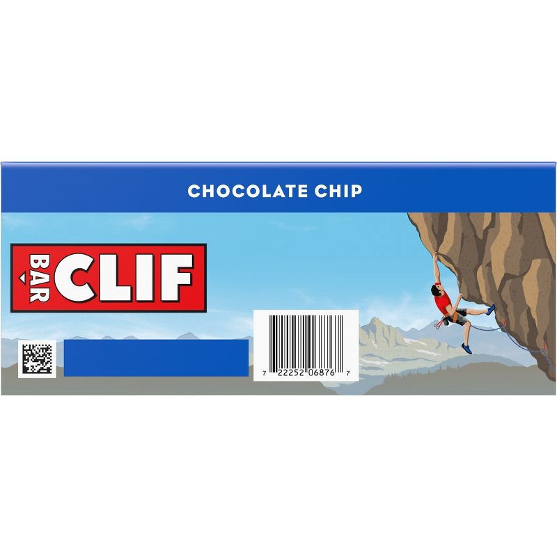 slide 10 of 15, CLIF Bar Chocolate Chip Granola Plant-Based Soy Protein Bar Made with Organic Oats - 10g Protein - 24oz/10ct, 10 gram, 24 oz, 10 ct