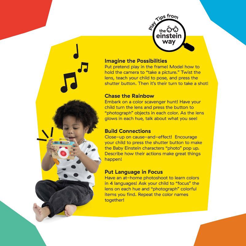 slide 2 of 14, Baby Einstein Hape Learning Camera Lens Baby Toy, 1 ct