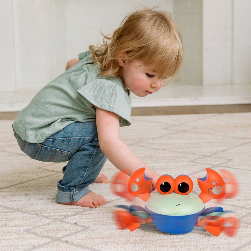 slide 2 of 6, Sunny Days Dancing Crab Baby Learning Toy, 1 ct