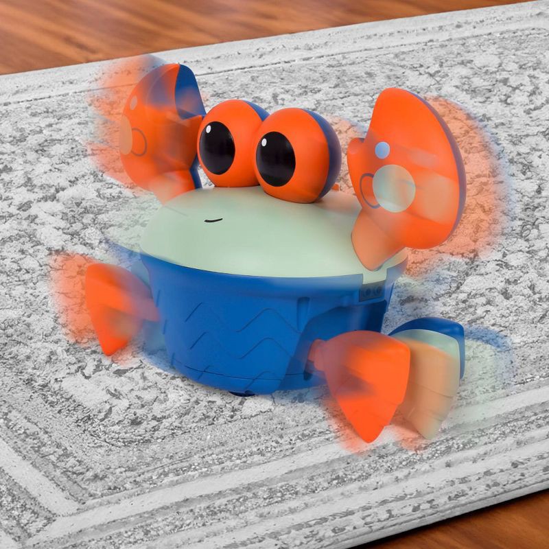 slide 3 of 6, Sunny Days Dancing Crab Baby Learning Toy, 1 ct