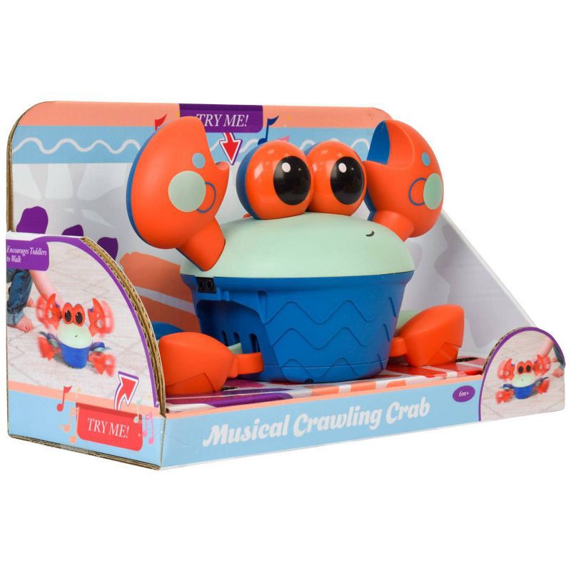 slide 6 of 6, Sunny Days Dancing Crab Baby Learning Toy, 1 ct
