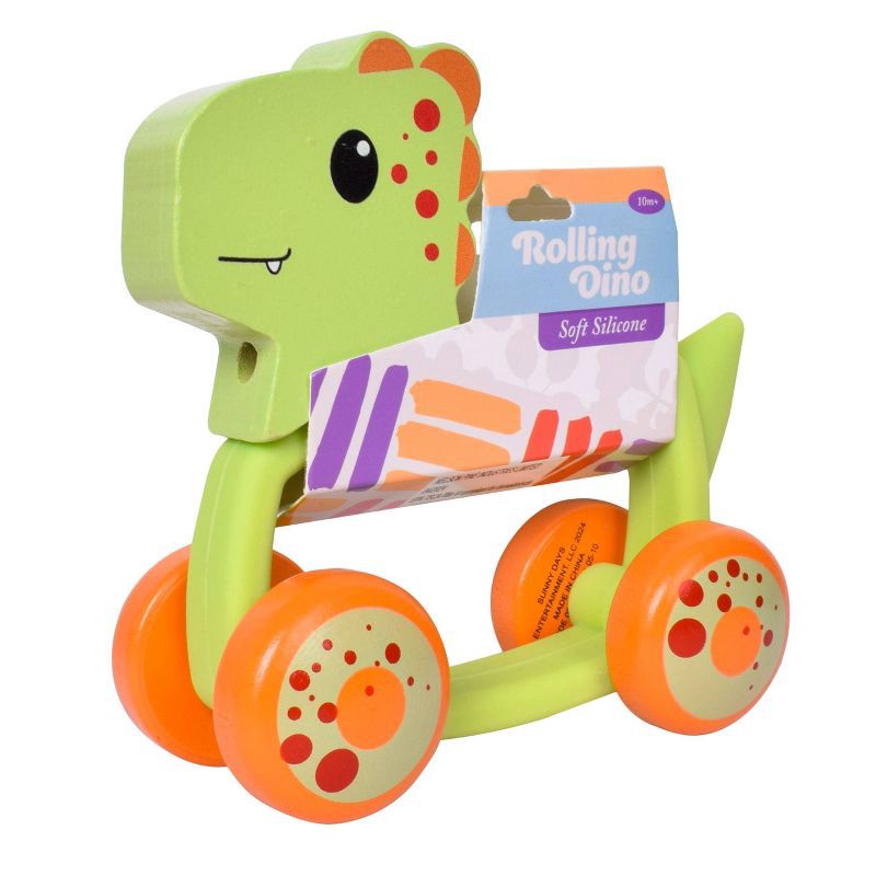 slide 2 of 5, Sunny Days Dino Roller Pull Toy, 1 ct