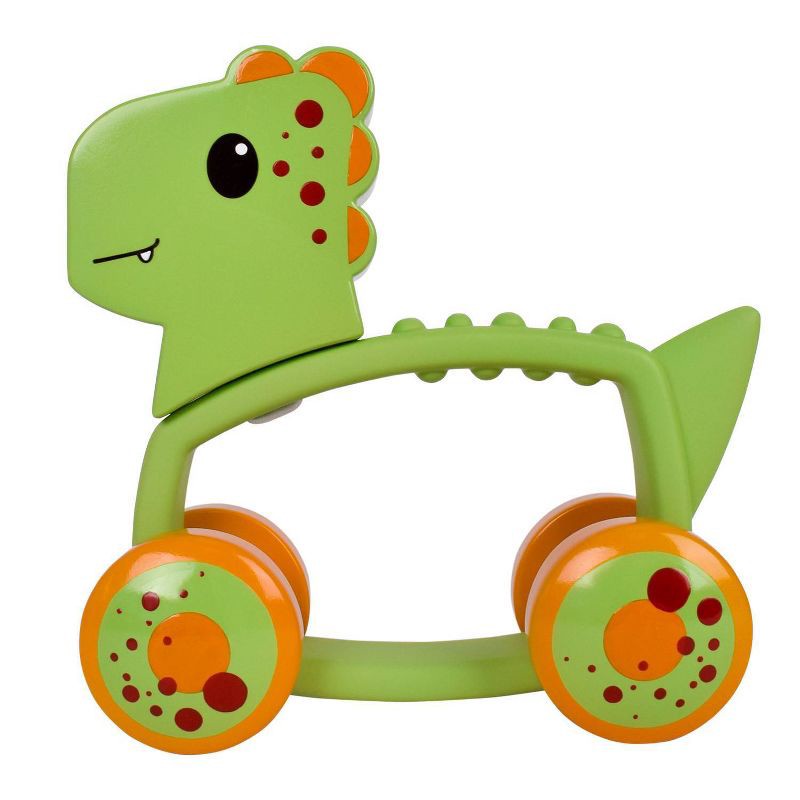 slide 4 of 5, Sunny Days Dino Roller Pull Toy, 1 ct